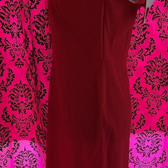 Bettie Page Las Vegas Vintage Sz XL Ruby Cherry Red Pin-up Pencil Vixen Wiggle - Picture 4 of 10